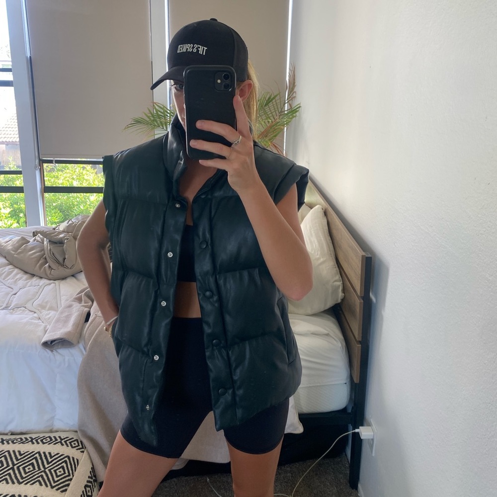 Bardot Dark Green Vest.
